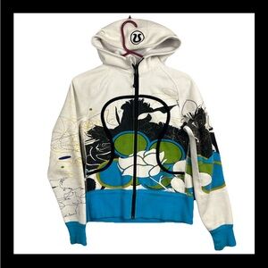 Lululemon Scuba Hoodie Women’s Size 4 LIMITED EDITION Abstract MultiColor Floral